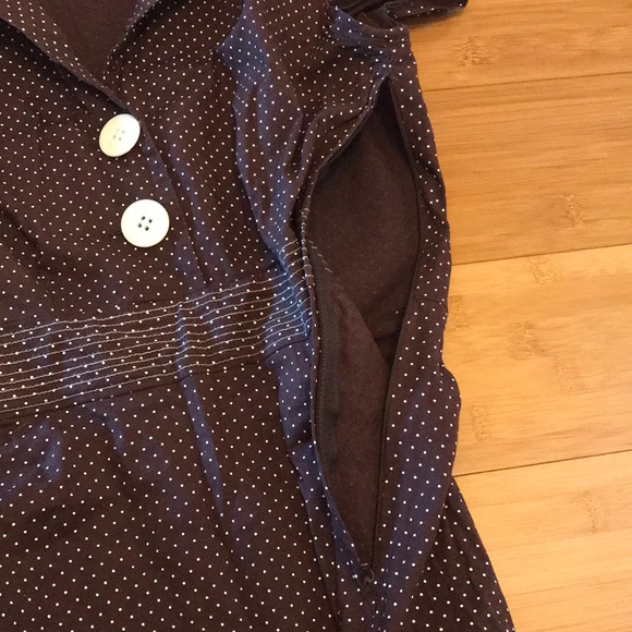 Polka Dot Cap Sleeve Dress - Picture 5 of 7